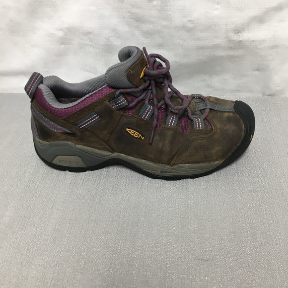 KEEN ASTM F2413-11 Work Boots Steel Toe Womens 8 W Brown US Safety Shoes - Picture 3 of 13